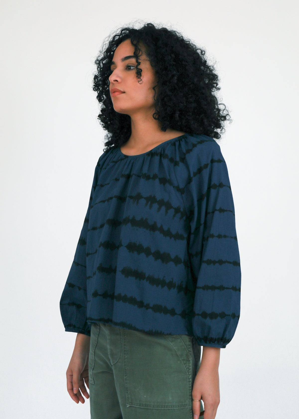 Amuda Tie Dye Stripes Top