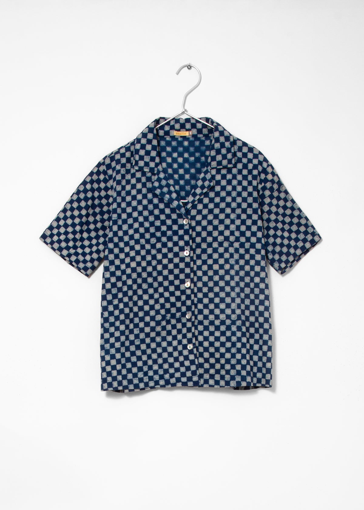 Khalil Ananta Top - Natural Indigo