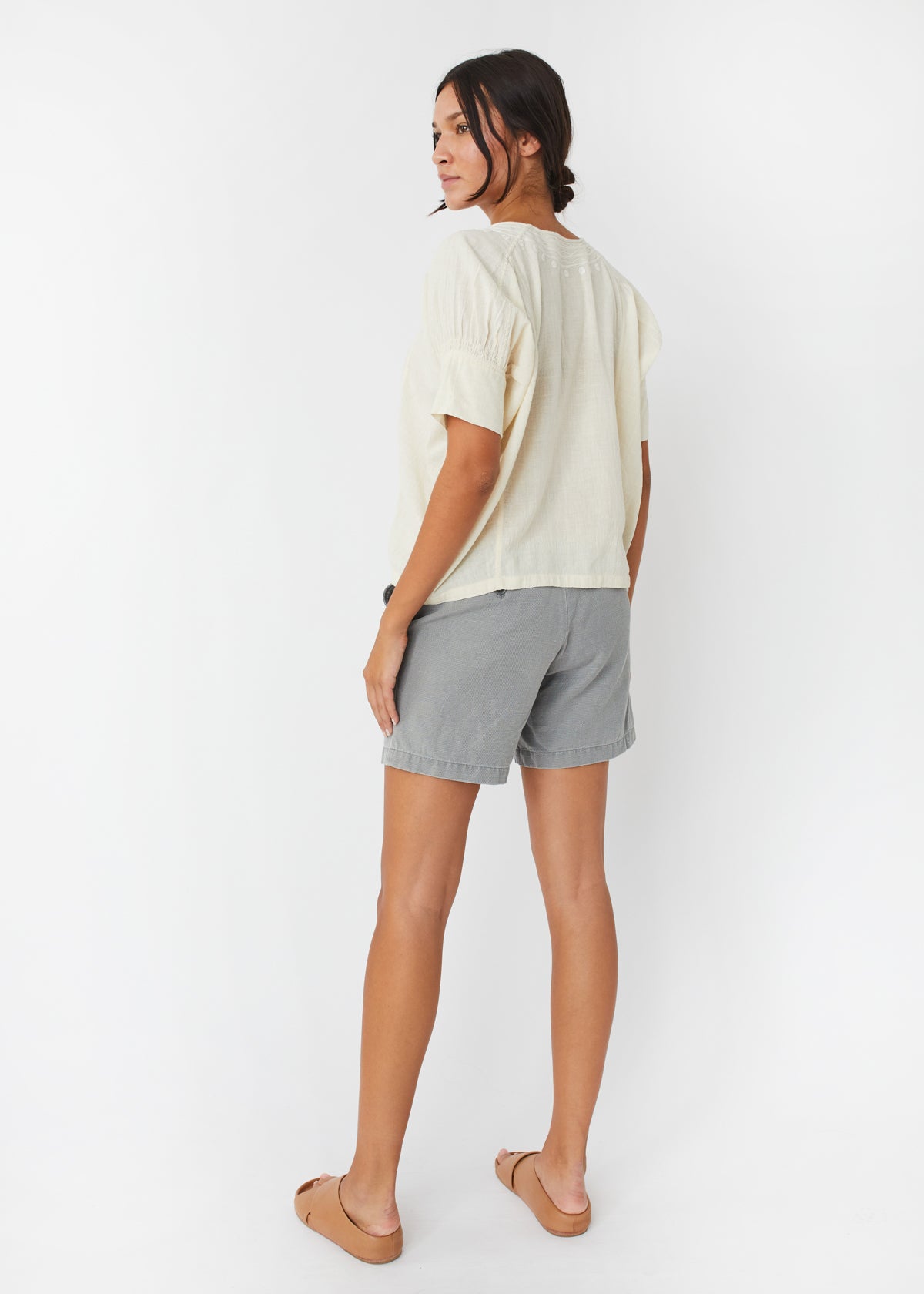 Emi Cotton Top - Natural