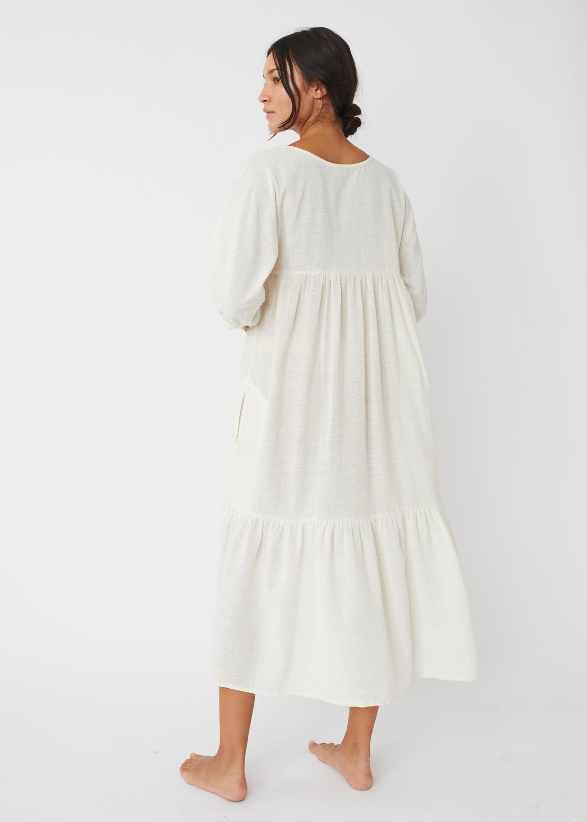 Ada Cotton Dress - Natural