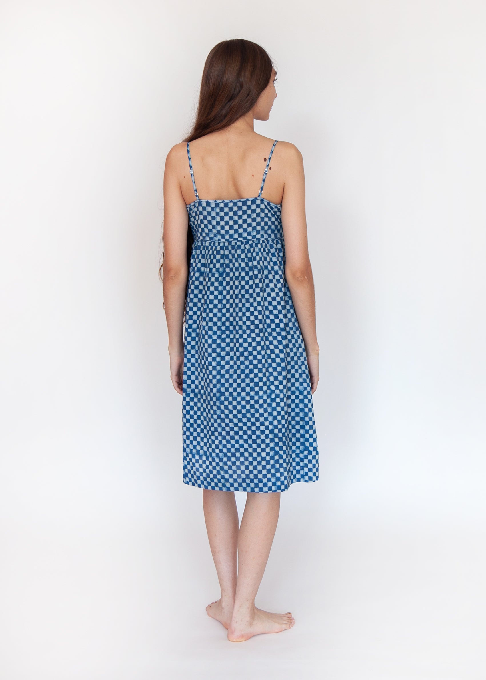 Gaia Ananta Slip Dress - Natural Indigo