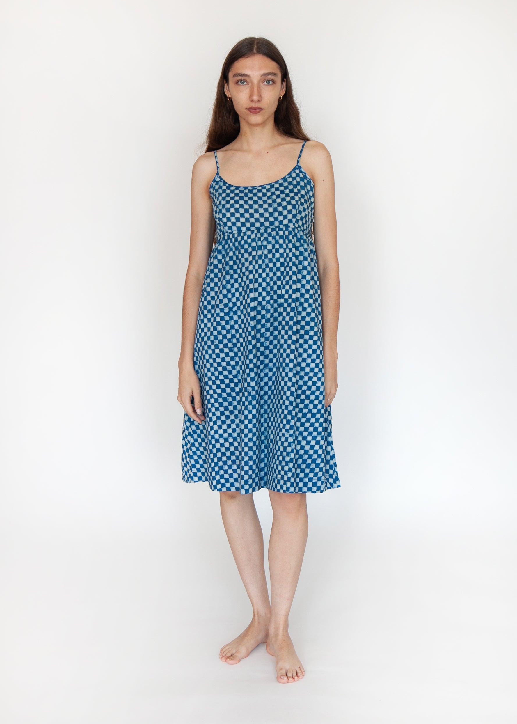 Gaia Ananta Slip Dress - Natural Indigo