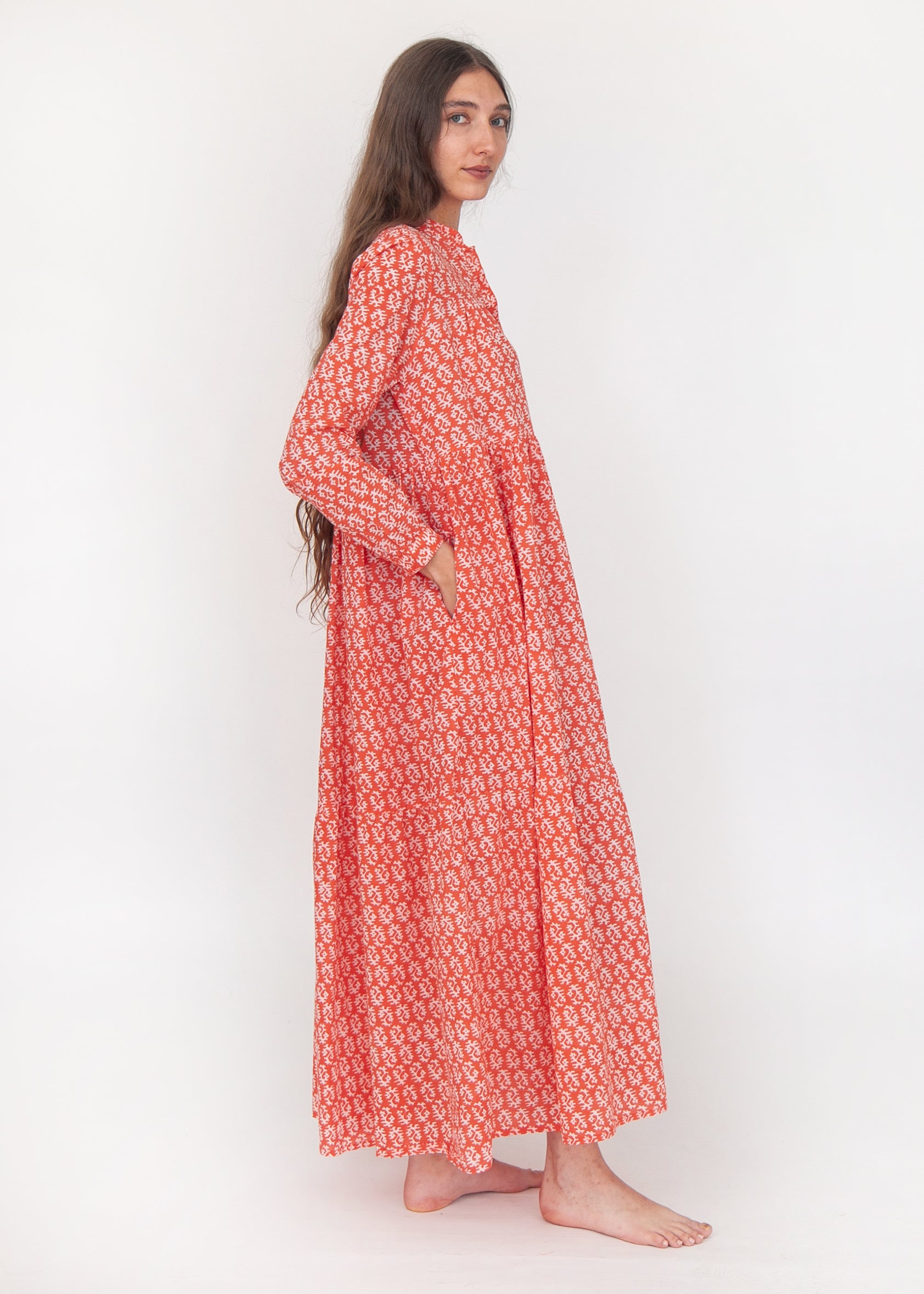 Matilde Greece Dress - Poppy
