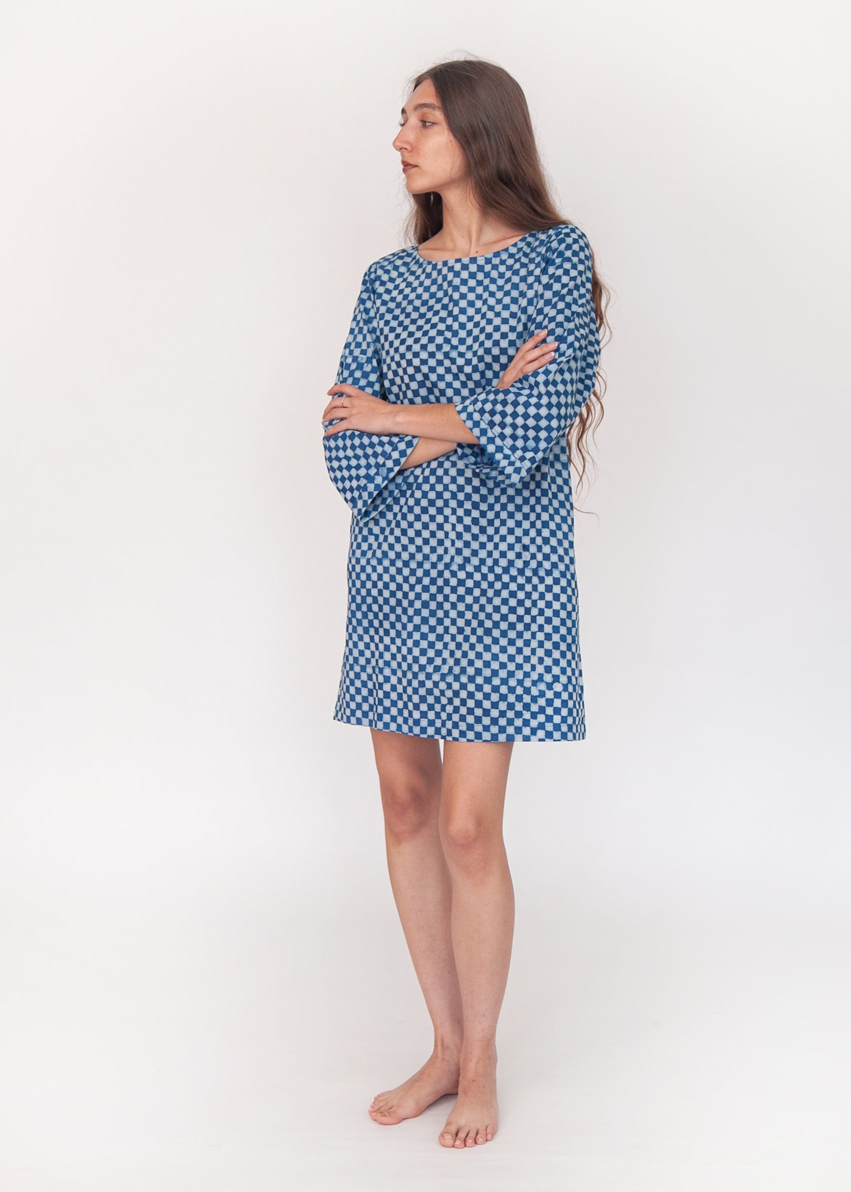 Rudi Ananta Dress - Natural Indigo