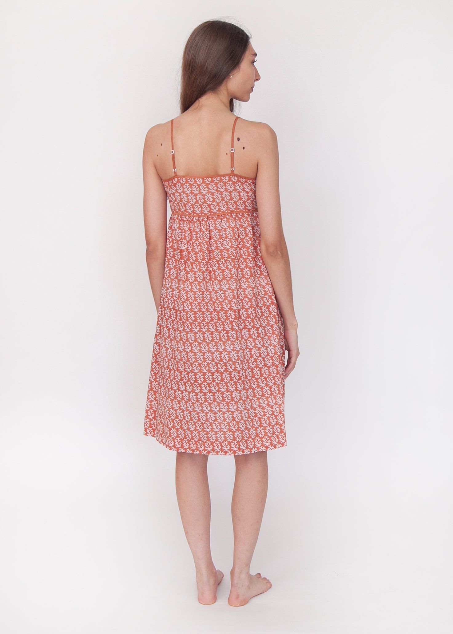 Gaia Greece Slip Dress - Terra