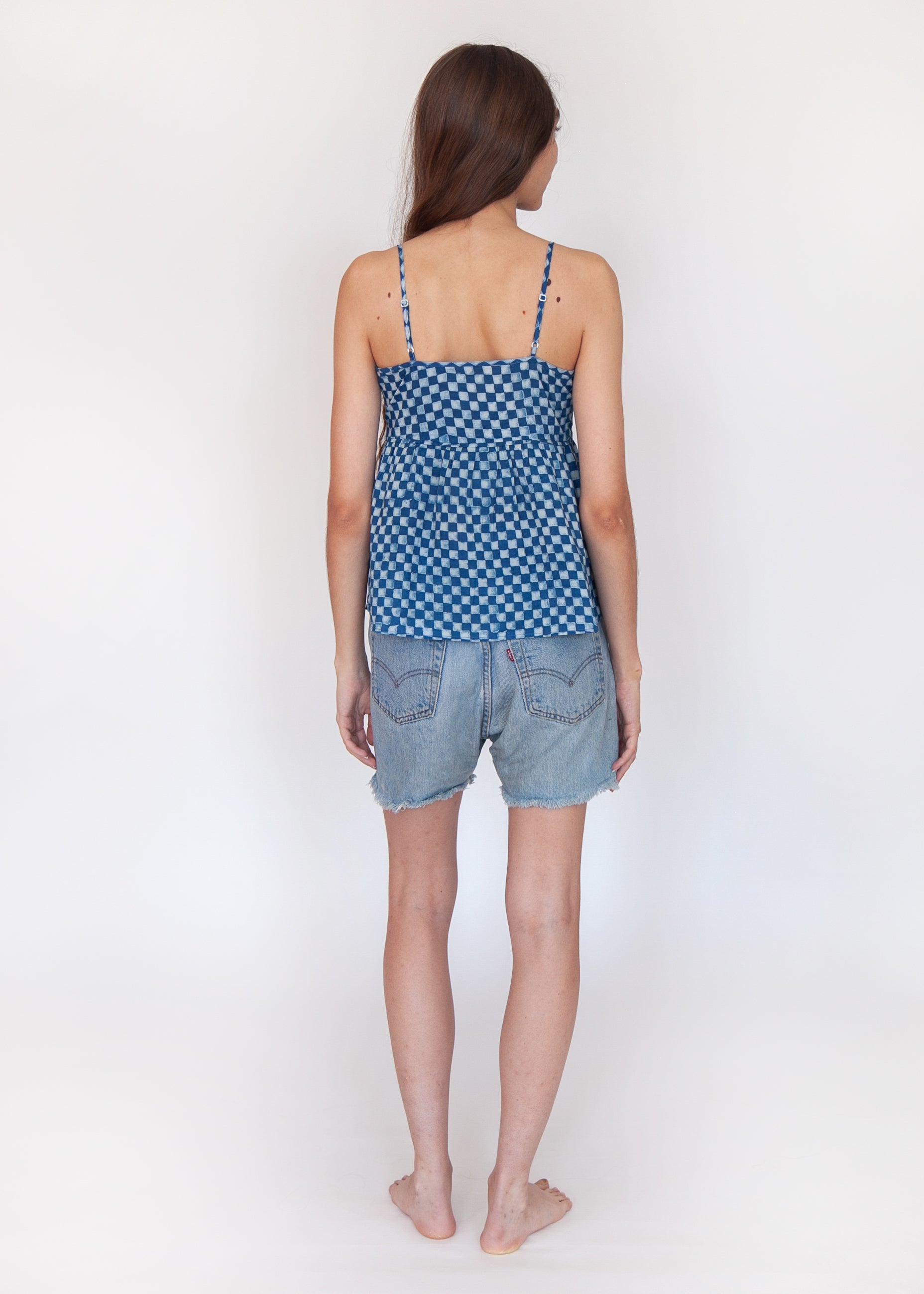 Gaia Ananta Camisole - Natural Indigo