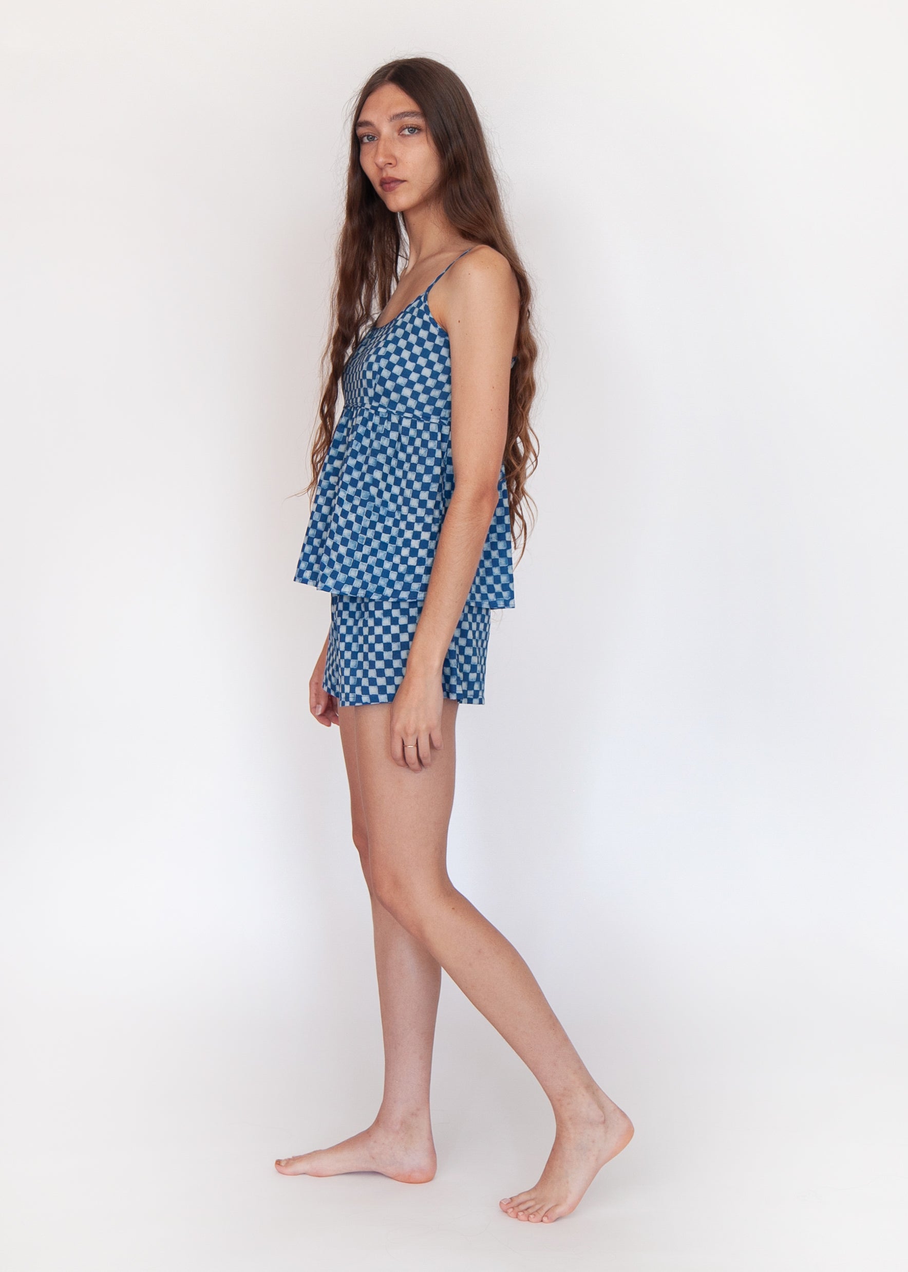 Gaia Ananta Camisole - Natural Indigo