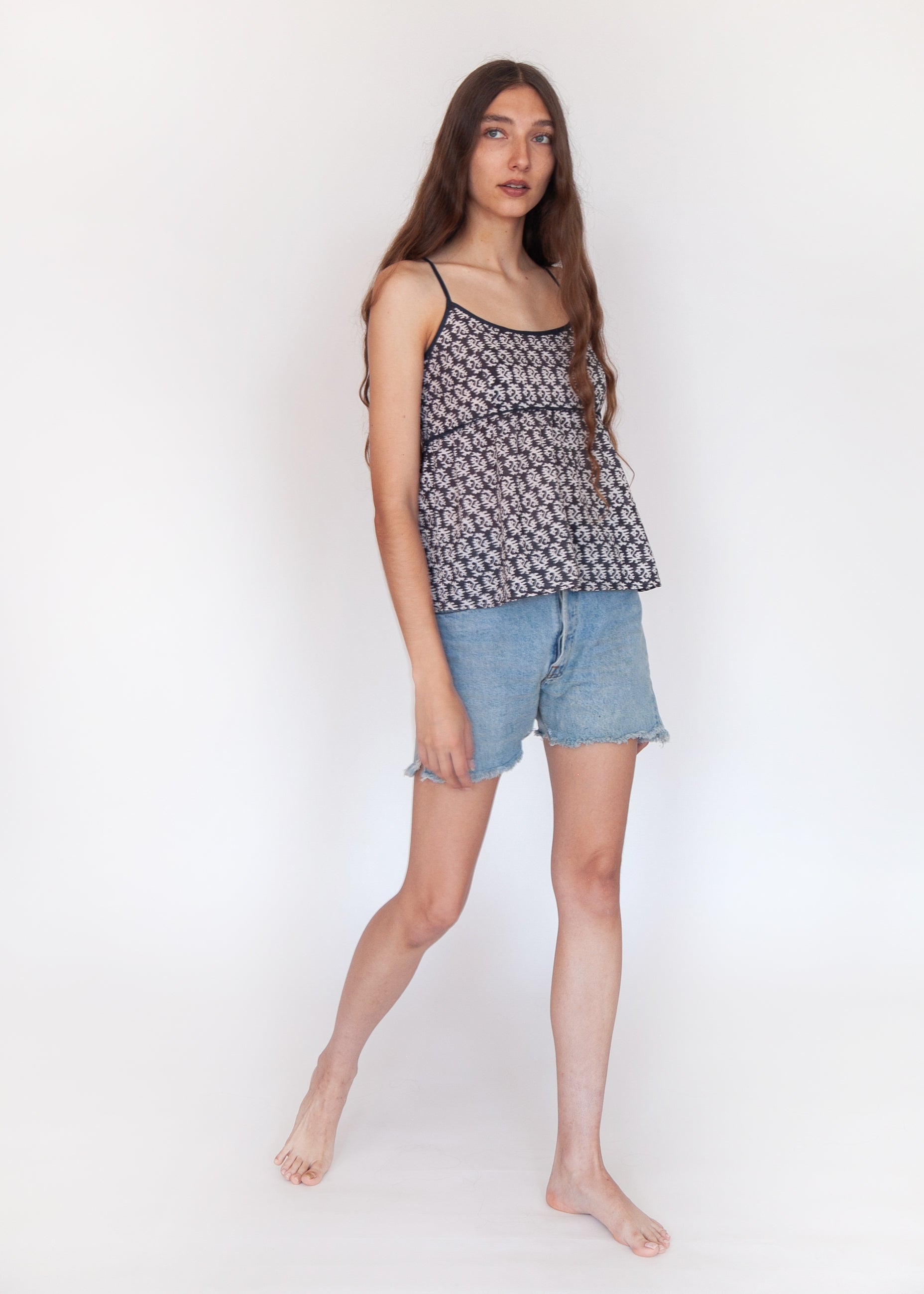 Gaia Greece Camisole - Nero