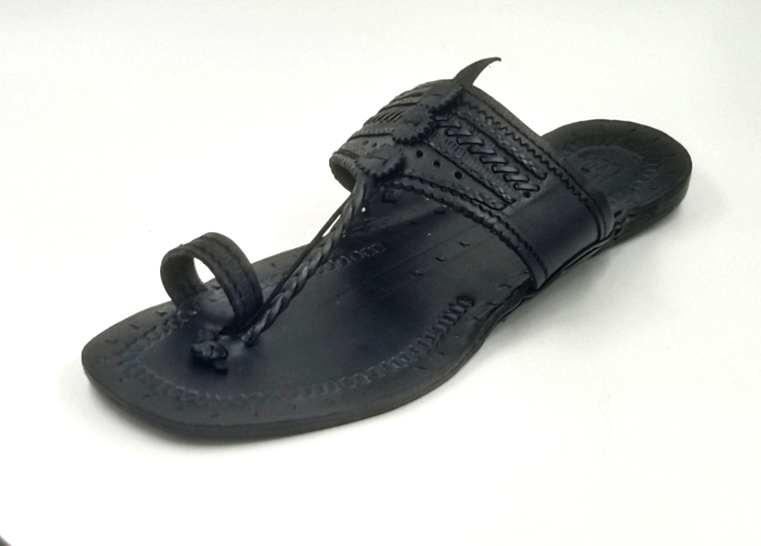 Kolhapuri Sandals - Black