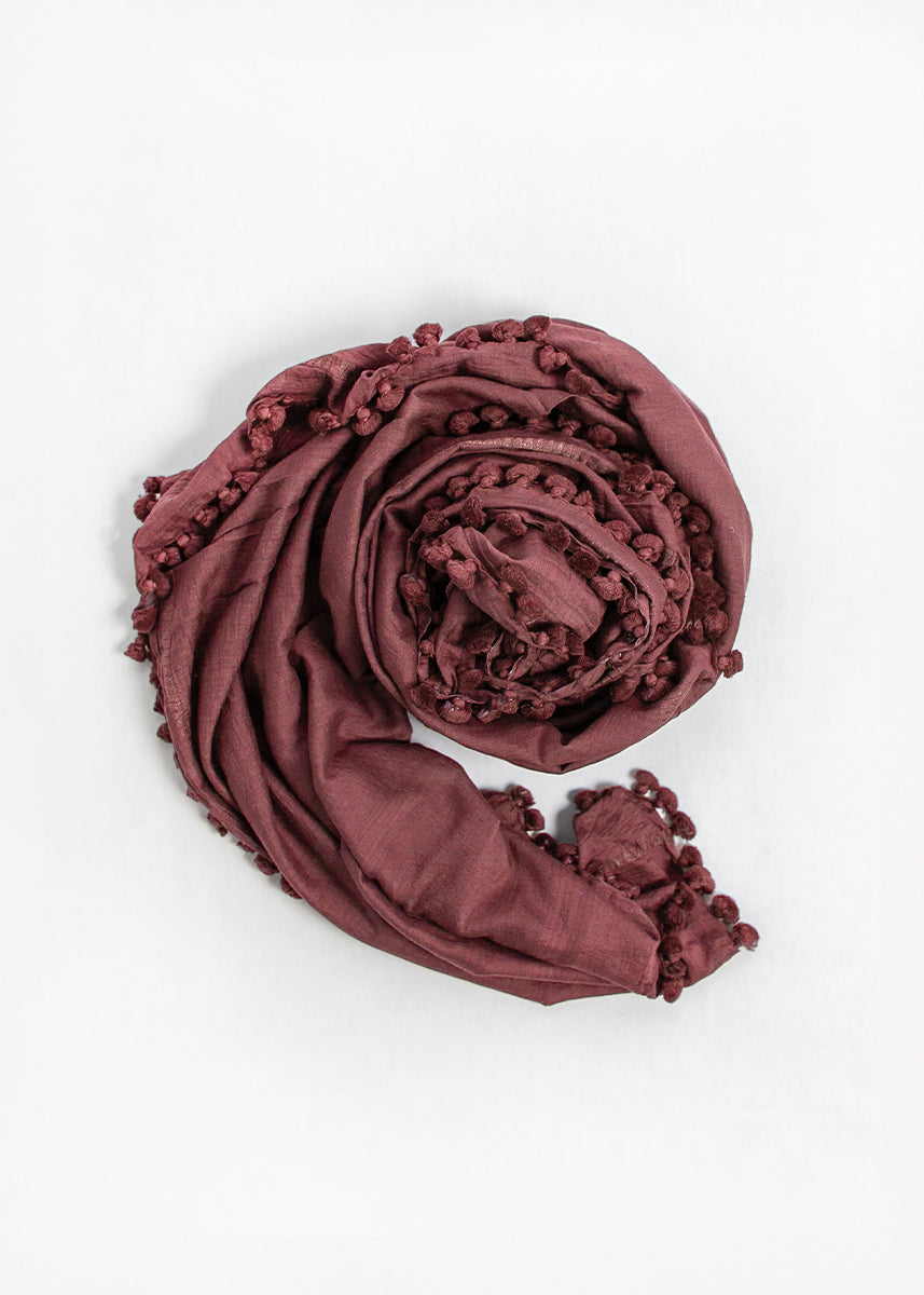 Dupatta Plain Shawl, Damask