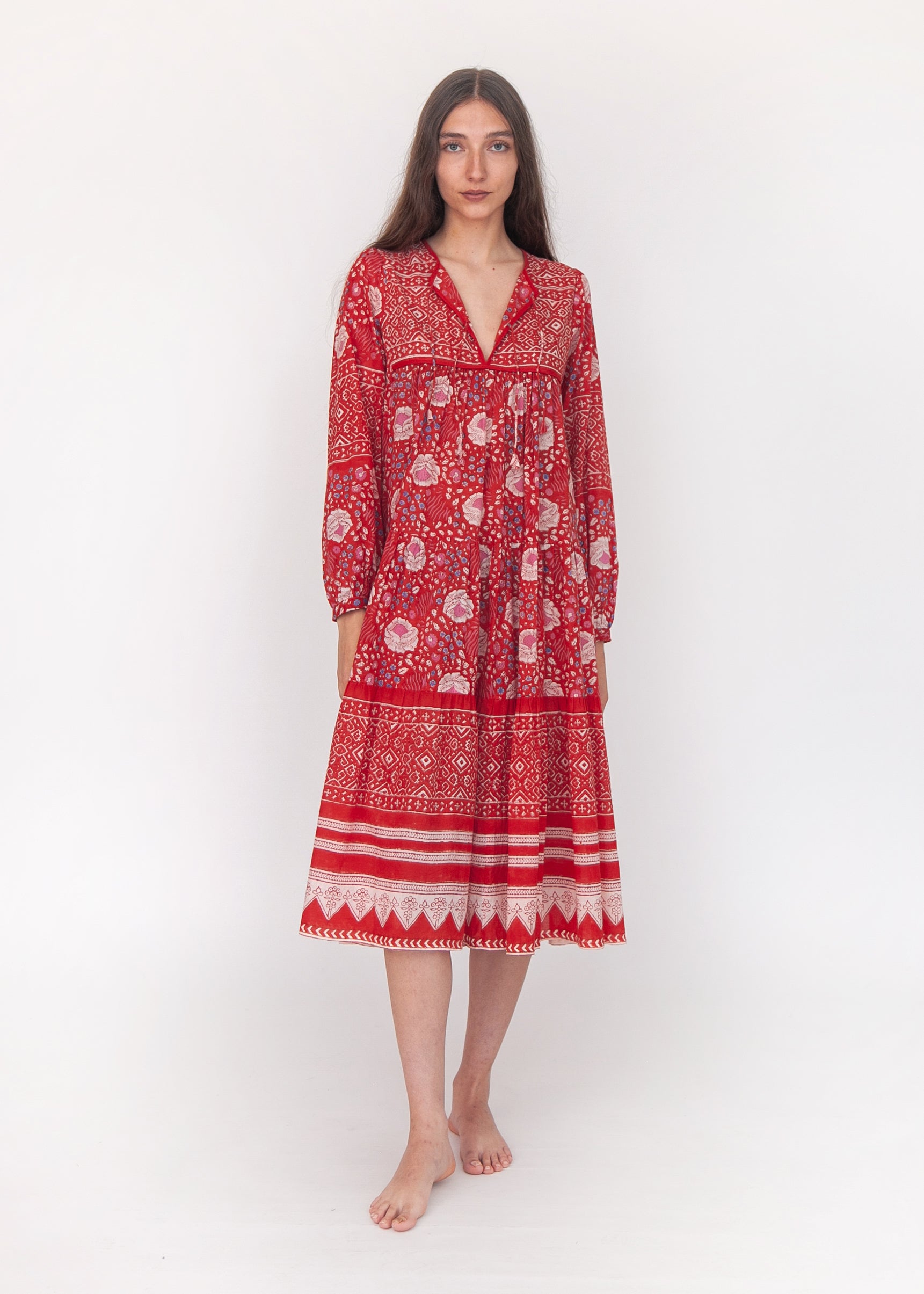Yamini Booj Dress - Poppy