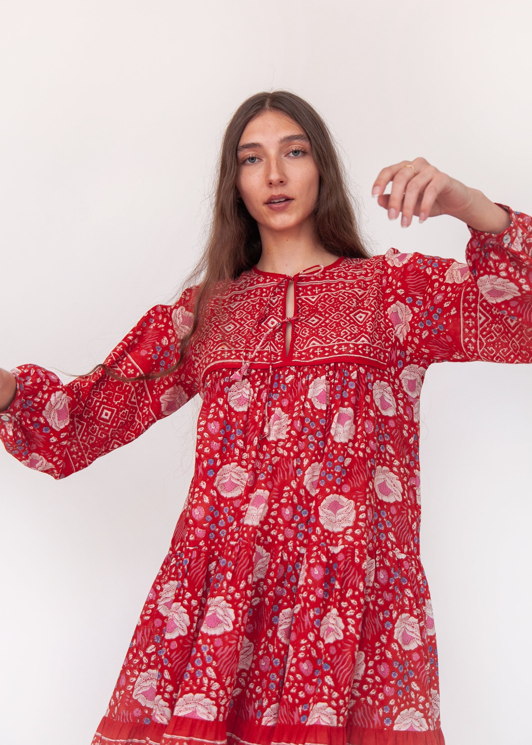 Yamini Booj Dress - Poppy