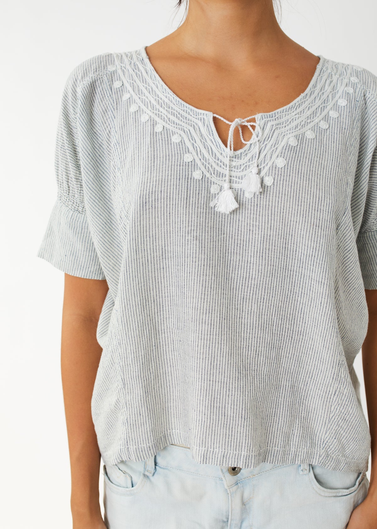 Emi Cotton Top - Tides