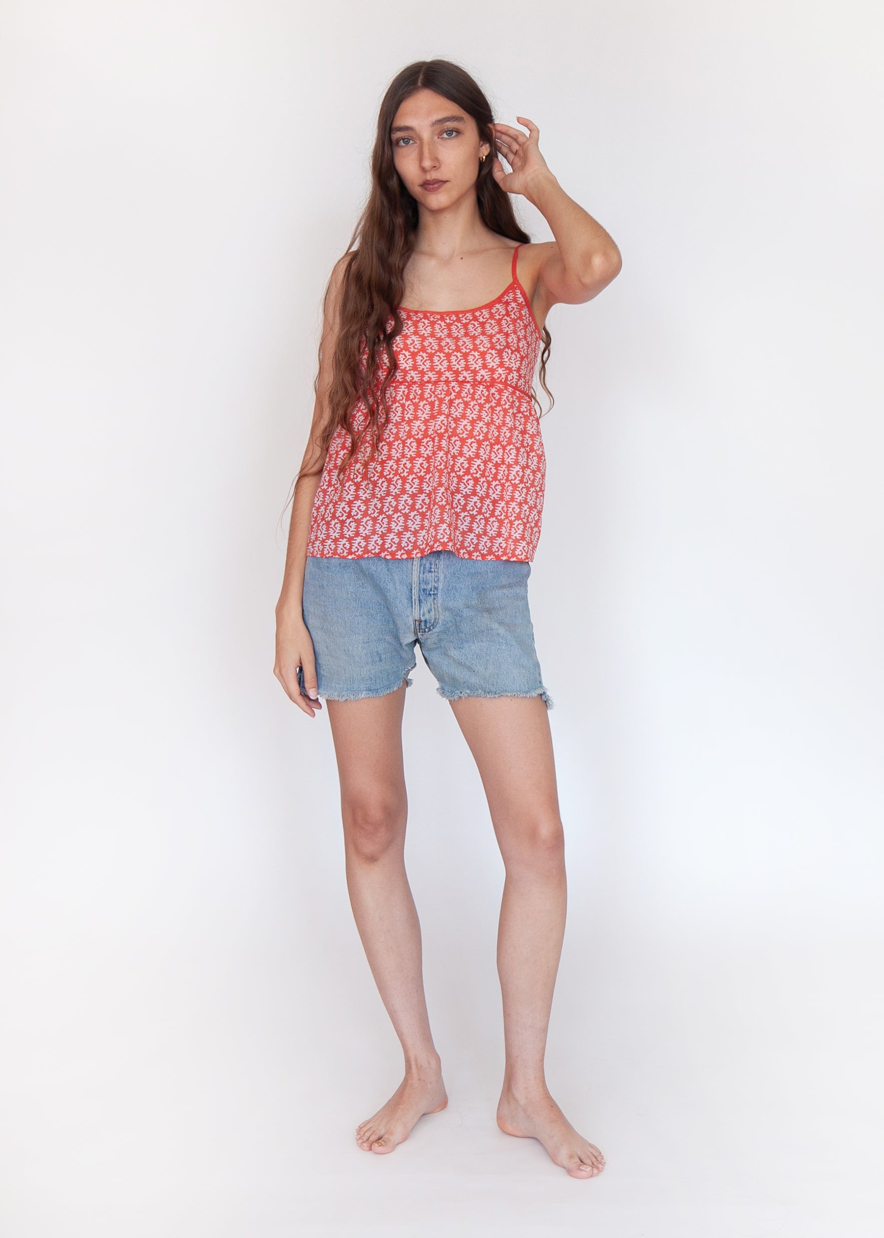 Gaia Greece Camisole - Poppy