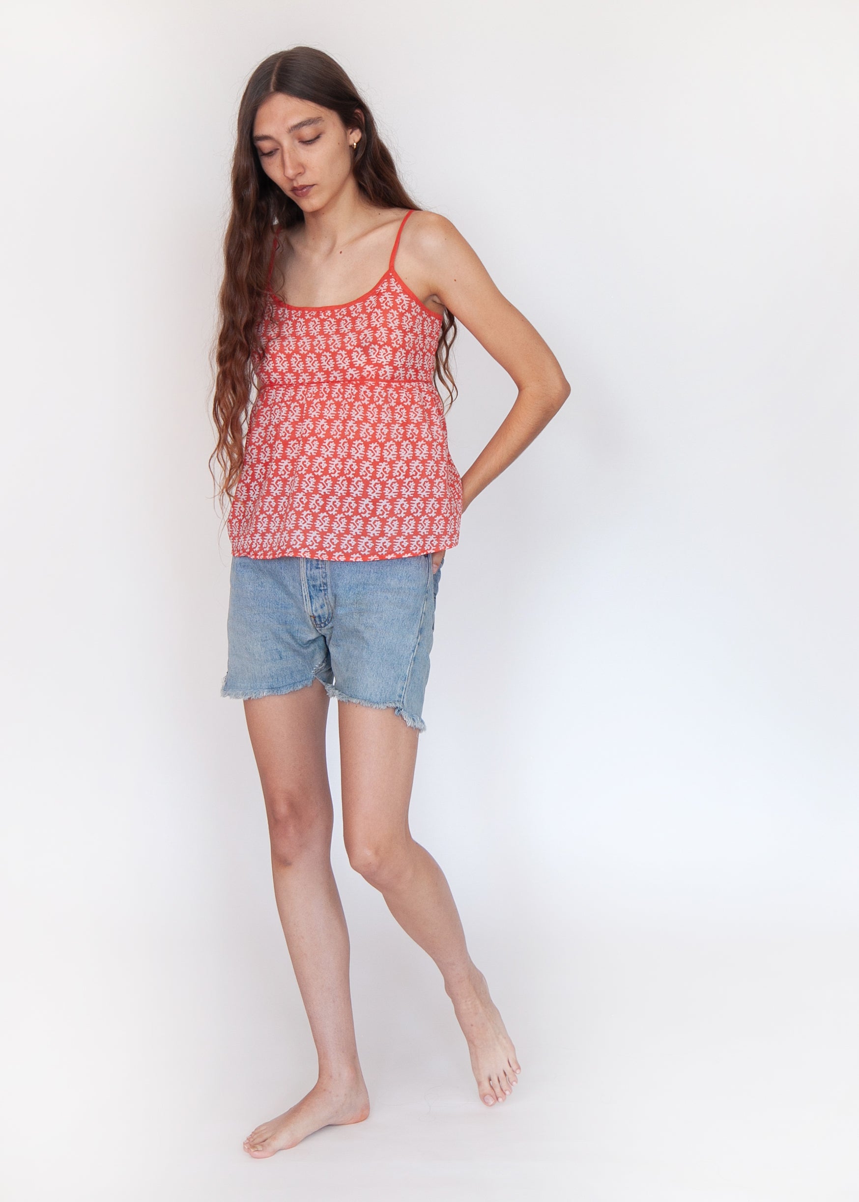 Gaia Greece Camisole - Poppy