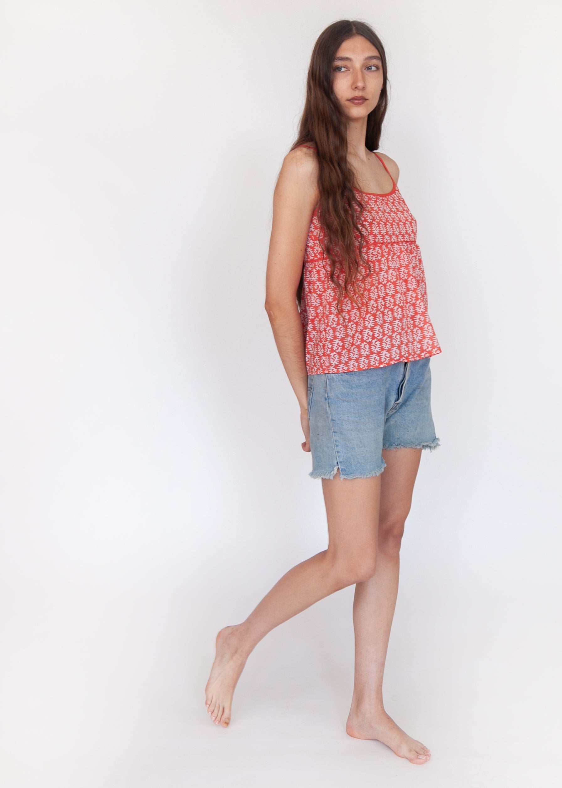 Gaia Greece Camisole - Poppy