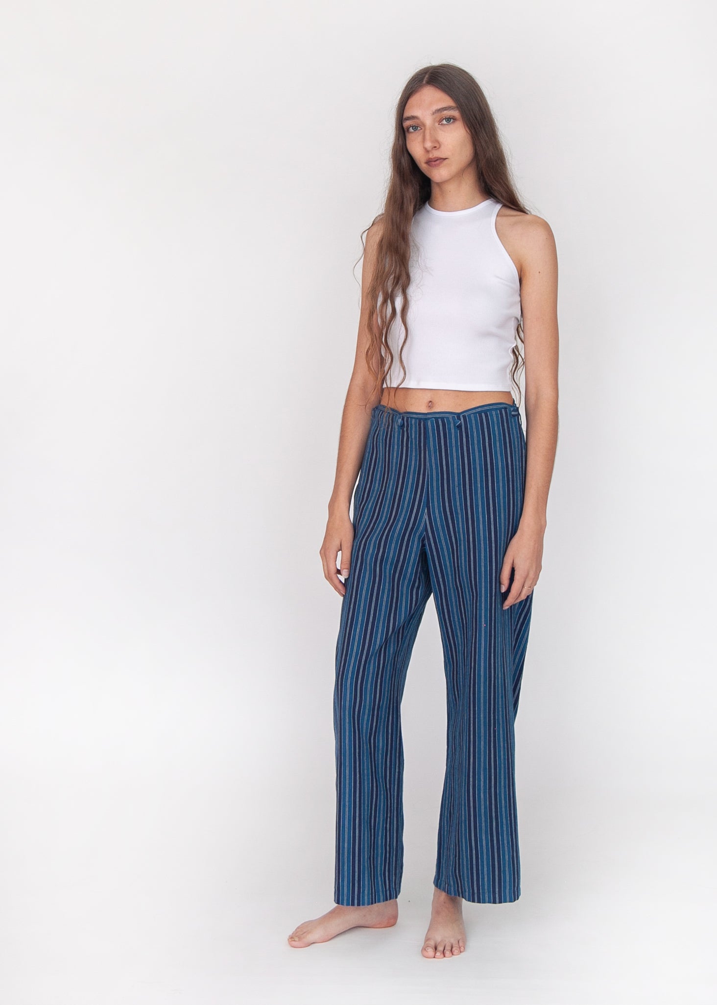 Louise Modern Stripe Pant - Blue