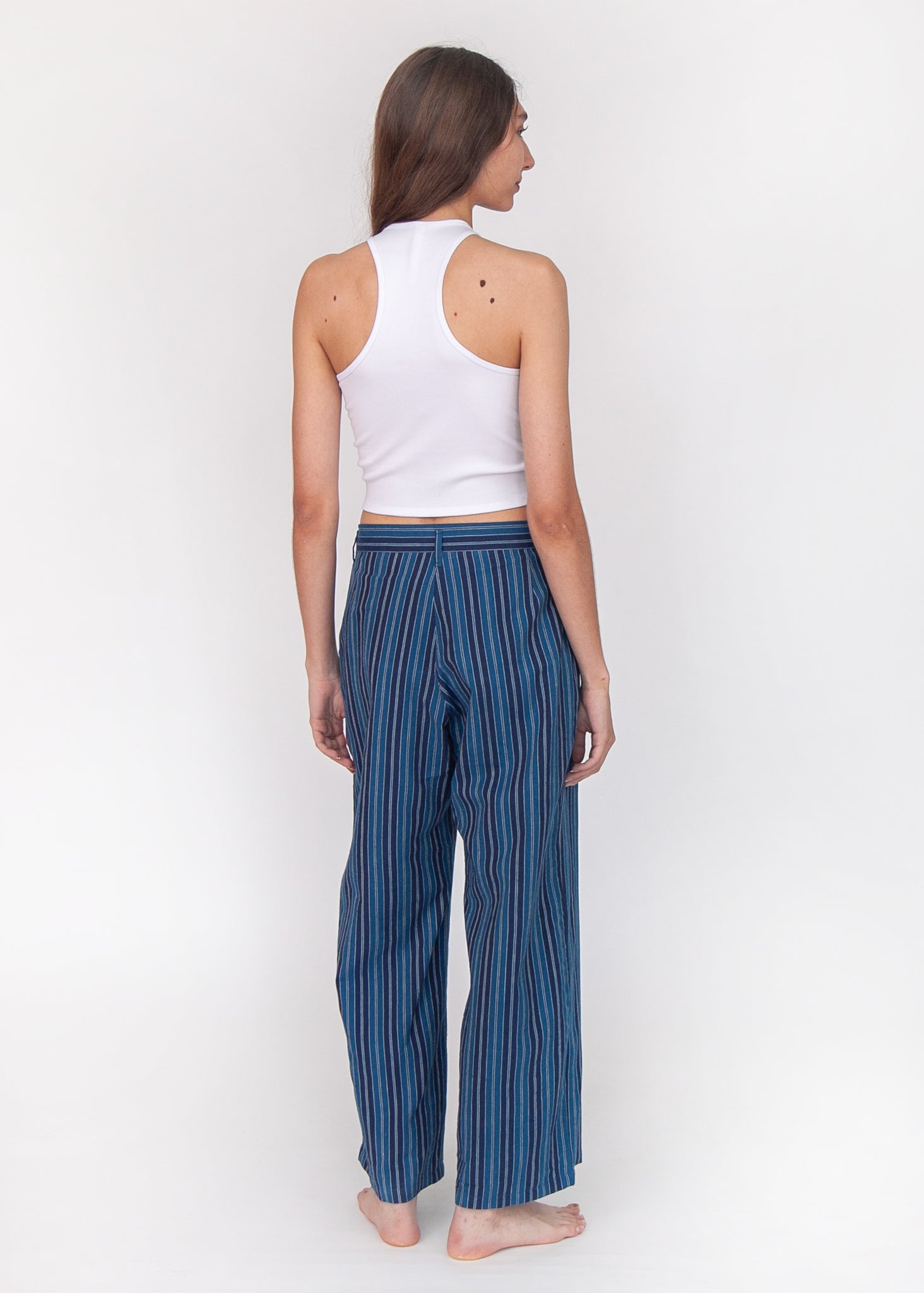 Louise Modern Stripe Pant - Blue