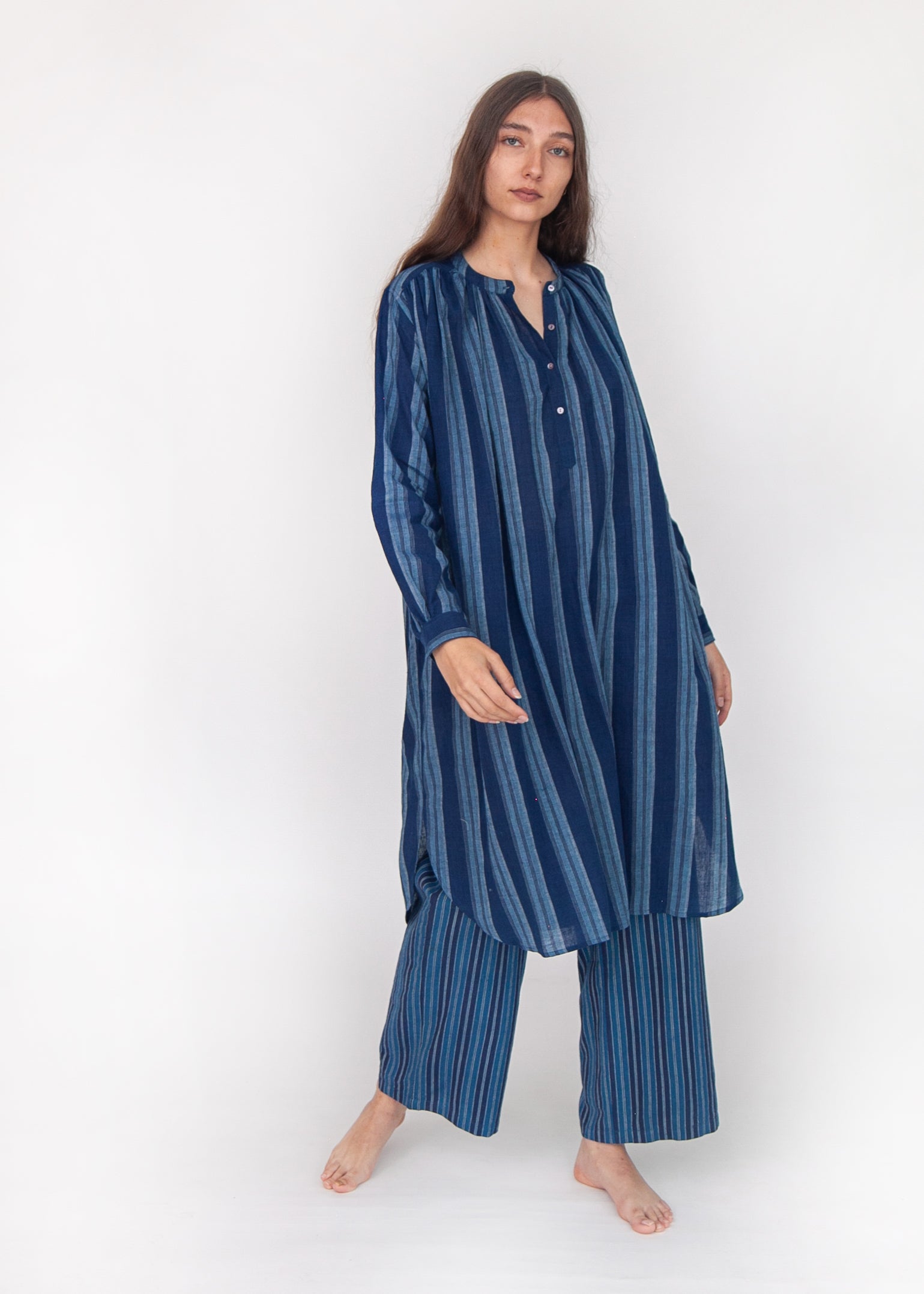Louise Modern Stripe Pant - Blue