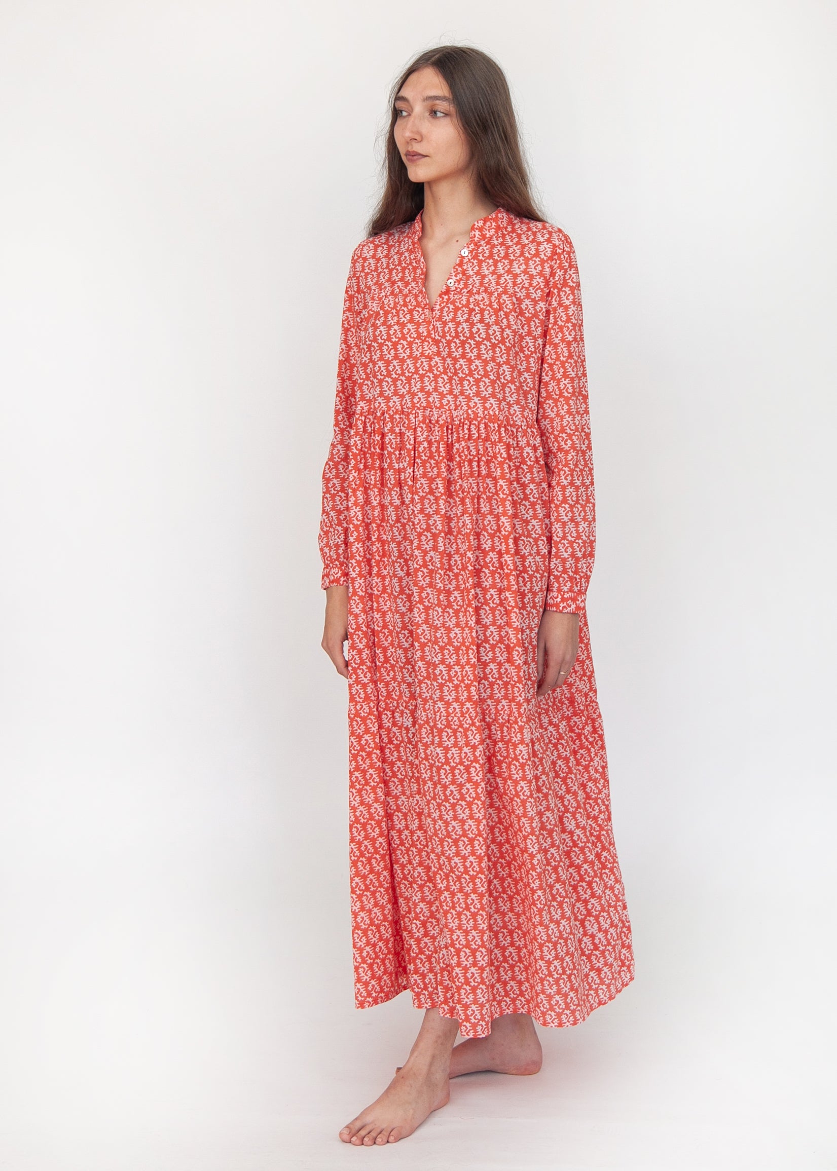 Matilde Greece Dress - Poppy