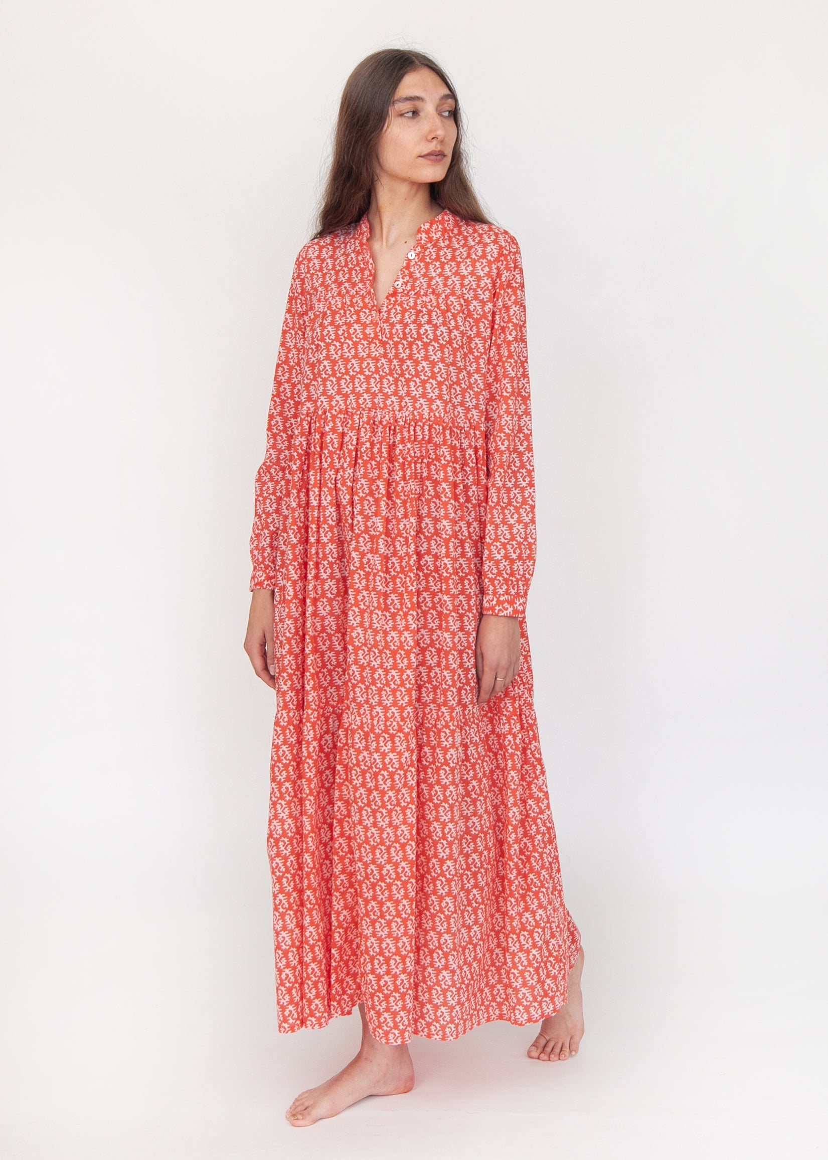 Matilde Greece Dress - Poppy