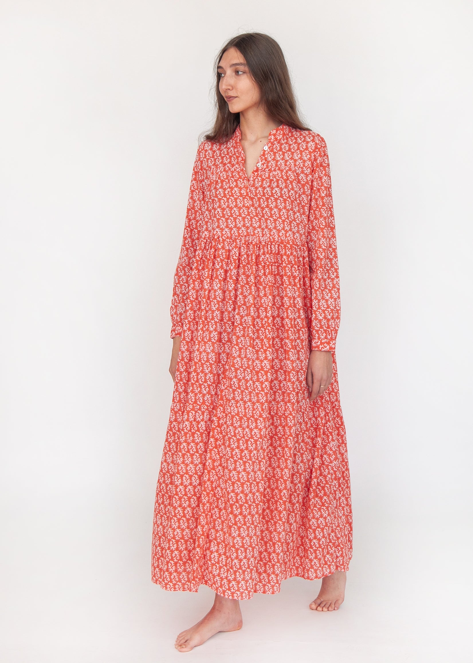 Matilde Greece Dress - Poppy