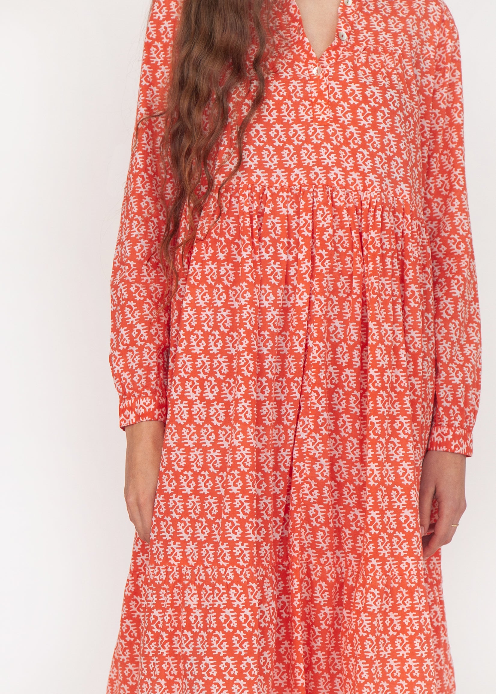 Matilde Greece Dress - Poppy