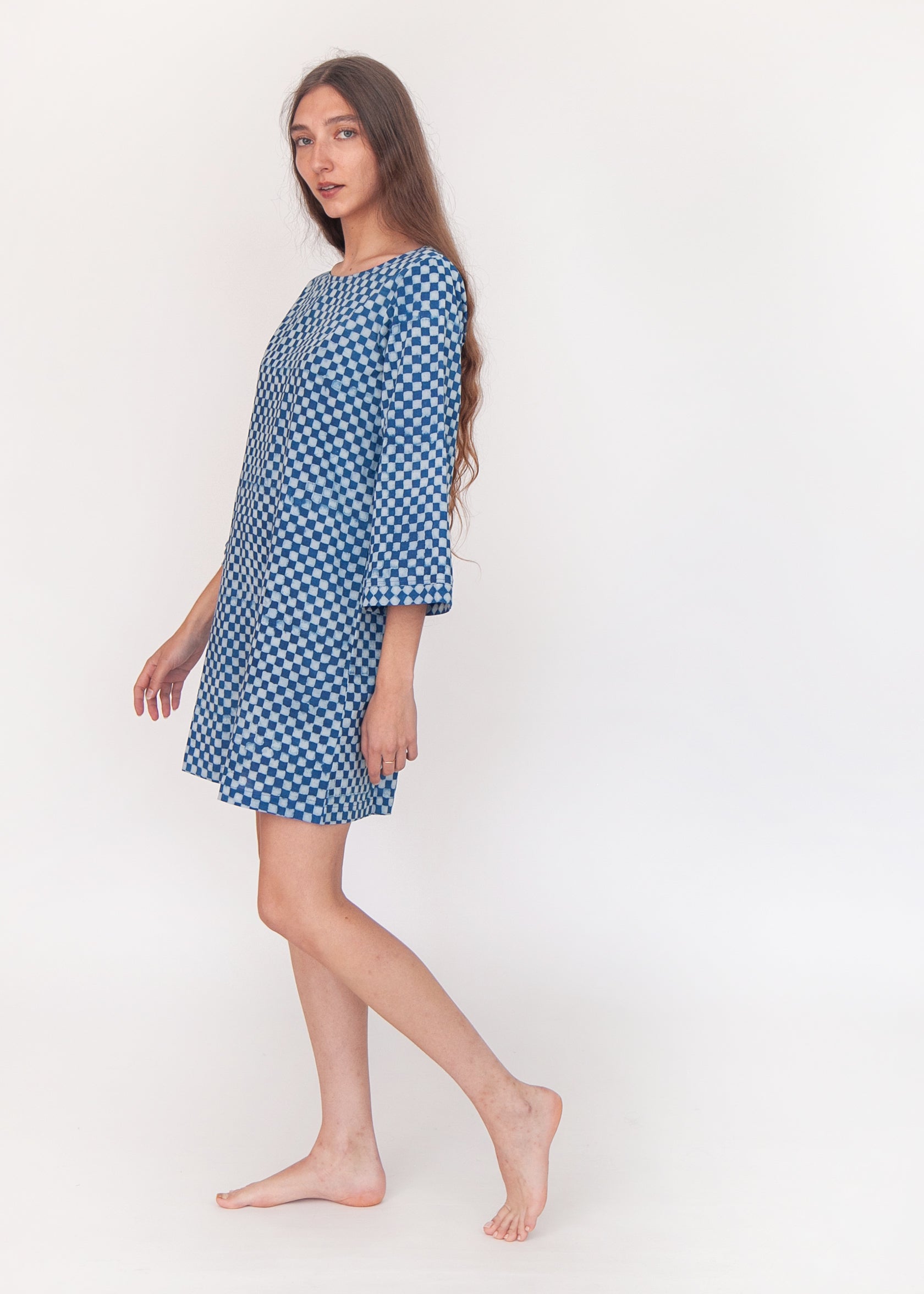 Rudi Ananta Dress - Natural Indigo
