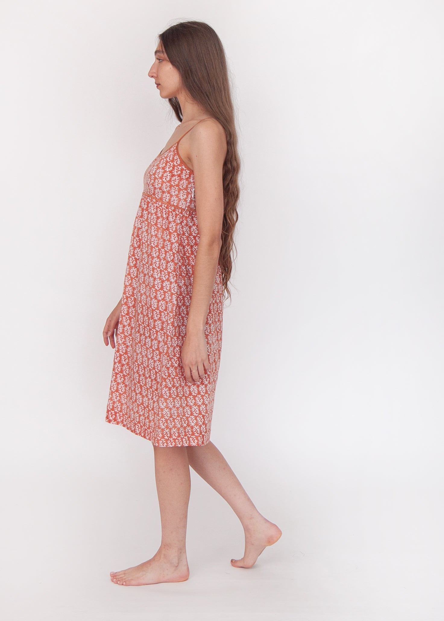 Gaia Greece Slip Dress - Terra